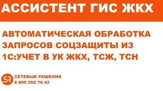 Автоматическая обработка запросов СОЦЗАЩИТЫ в ГИС ЖКХ из 1С:Учет в управляющих компаниях ЖКХ.