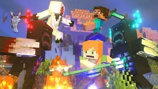 WARDEN and DEVIL : Steve is in danger -  Episode 9 - Season 2  ( Minecraft Animation )