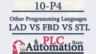 PLC Basic -10- Other Programming Languages: Comparing Programming Languages (LAD VS FBD VS STL) P4/4