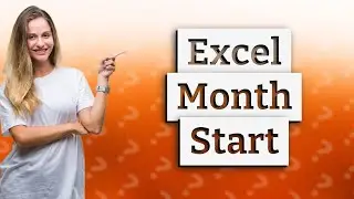 How do I get the beginning of the month in Excel?