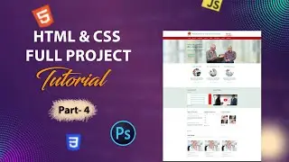 HTML & CSS Full Project Tutorial for Beginners | Build a Simple Landing Page from Scratch | Part 4