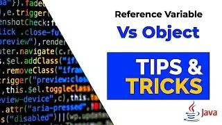 Java tutorials - object reference variable