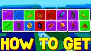 HOW TO GET & USE ALL ITEMS in MEME SEA! ROBLOX