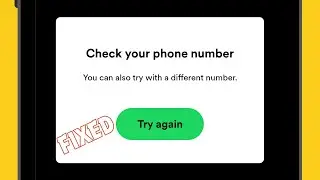 How to fix Spotify login problem with phone number 2024