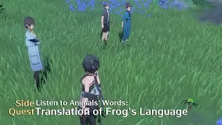 WuWa - Side Quest - Listen to Animals Words: Translation of Frogs Language