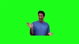 "I'm Fine" Ross From Friends Meme - Green Screen