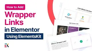 How to Add Wrapper Links Using ElementsKit