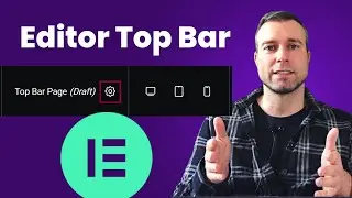 Kleines Elementor-Feature für bessere Usability 👉🏻 Editor Top Bar