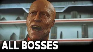 Wolfenstein: The New Order - ALL BOSSES & Ending