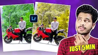 How to edit outdoor portrait photos in lightroom || Light Room Photo Editing Tutorial In Telugu