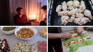 ВЛОГ / ДЕНЬ РОЖДЕНИЯ АРТЕМА / ГОТОВЛЮ ПРАЗДНИЧНЫЙ СТОЛ🎂 ЗАКУСКИ САЛАТЫ ГОРЯЧЕЕ ТОРТ