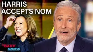 Jon Stewart's DNC Recap: Oprah Calls Out Cat Ladies, Dem Vibes & Kamala’s Moment | The Daily Show