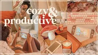 cozy & productive days 🎧🤎 // to do’s as a streamer & content creator