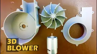 A Powerful 3D Printed Blower | Duratech DC Motor | YM2770 | STL files Download | DIY Project 2020