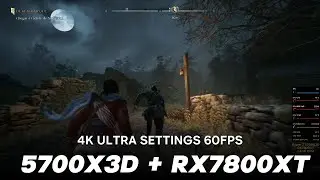 ✨ 5700X3D + RX 7800 XT 4k 60fps 🔥BANISHERS GHOSTS OF NEW EDEN🔥 ULTRA SETTINGS