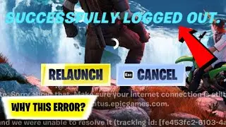 Fortnite successfully logged out | How to fix fortnite successfully logged out PC PS4 XBOX