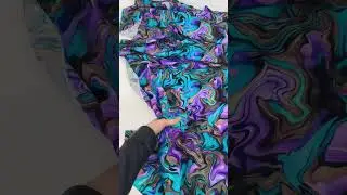 Видео ткани! Плательная вискоза с модным принтом. Магазин тканей онлайн.