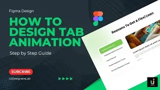 Figma Tab Animation | Figma Tab Design | Figma Prototype