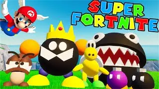 He made SUPER MARIO in Fortnite...