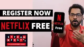 Register Now For Netflix Free Subscription | Netflix Streamfest Registration