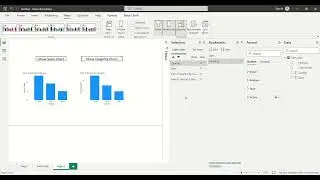 How to create Show Hide Button in Power BI using Bookmark & Button