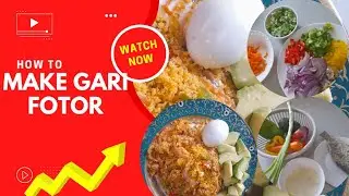 HOMEMADE GARI FOTOR | Gari Jollof recipe