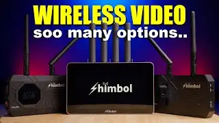 WIRELESS VIDEO transmission + monitor + recorder // Shimbol ZO600MS & ZO1000