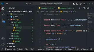Build a Next.js 14 Full Stack User CRUD With Routing & Server JSON API Using MongoDB in Javascript