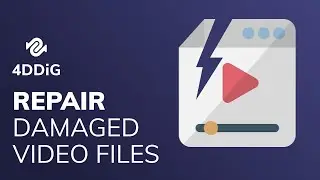 [4DDIG VIDEO REPAIR] How to Repair Damaged Video Files | Corrupted MP4 MOV AVI & Other Video Files