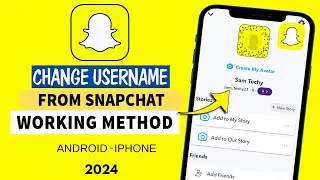 How to Change Username on Snapchat | how to change snapchat username in 2024