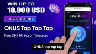 Introducing ONUS tap tap tap- win real money using this telegram bot.#tap2earn #airdrop #onus