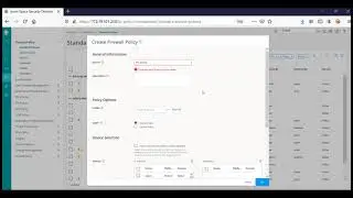 Security Director: How to configure firewall policy