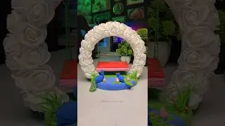 Krishna ji Janmashtami jhula making 🦚 Diy Janmashtami jhula 🙏🙏 Jai shree krishna 
