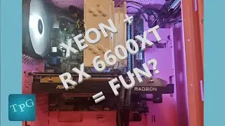 What happens when you pair a good midrange card with an older Xeon? About what you'd expect.