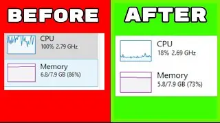 How To Fix 100%  CPU Usage in  windows 10