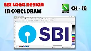 SBI Logo Design in CorelDraw - CorelDraw Full Course | Ch - 18