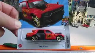 2023 Hot Wheels Time Attaxi Toy Taxi Cab Car Unboxing and Review - Red - Chinese Zodiac Rabbit