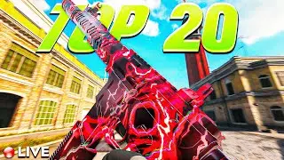 TOP 20 RANKED Rebirth Island DEMON SLAYER! Warzone Season 6 Live