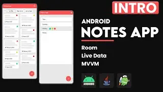 How to make #Notes app #Android studio Room #MVVM Live data  in (Hindi)