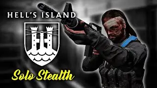 [Payday 2] Hell's Island - Solo Stealth (Death Sentence/One Down)