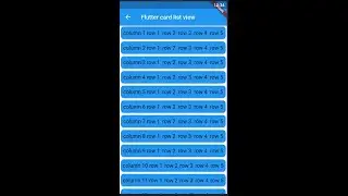 Flutter tutorial for beginner #14 Flutter Card list view, Flutter Card list items.