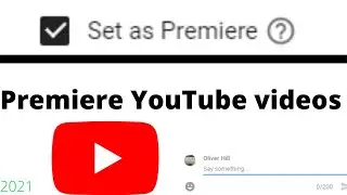 How to Premiere YouTube videos