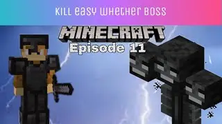 easy kill whither boss | how to summon whither | Minecraft episode 11 | The Venom |