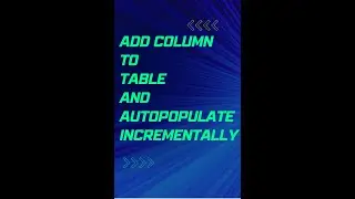 Quick tip to auto populate oracle table column while adding