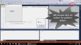 Create Windows Forms Application hello world c# visual studio