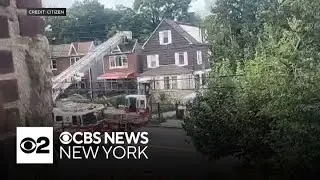 1 hurt in an explosion and fire at a home in Wakefield section of the Bronx