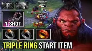 How to Offlane Axe in 7.35 with Triple Ring Start Item 1 Shot Khanda Culling Blade 1v5 Call Dota 2