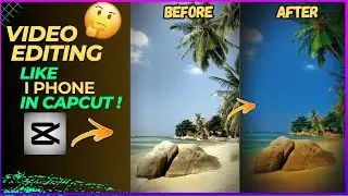 How to edit videos like an iPhone in CapCut | capcut video editing || se zone