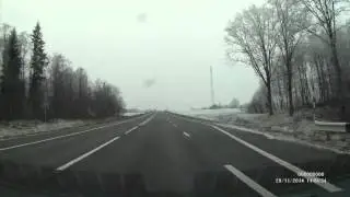 Зимние пейзажи на дороге Лиозно - Витебск