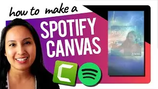 Camtasia Tutorial 2023 | How to Make Your Own Spotify Canvas Video